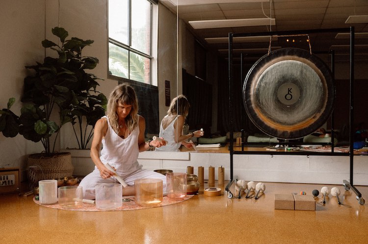 IKSRE sound bath session. IKSRE sound bath session.