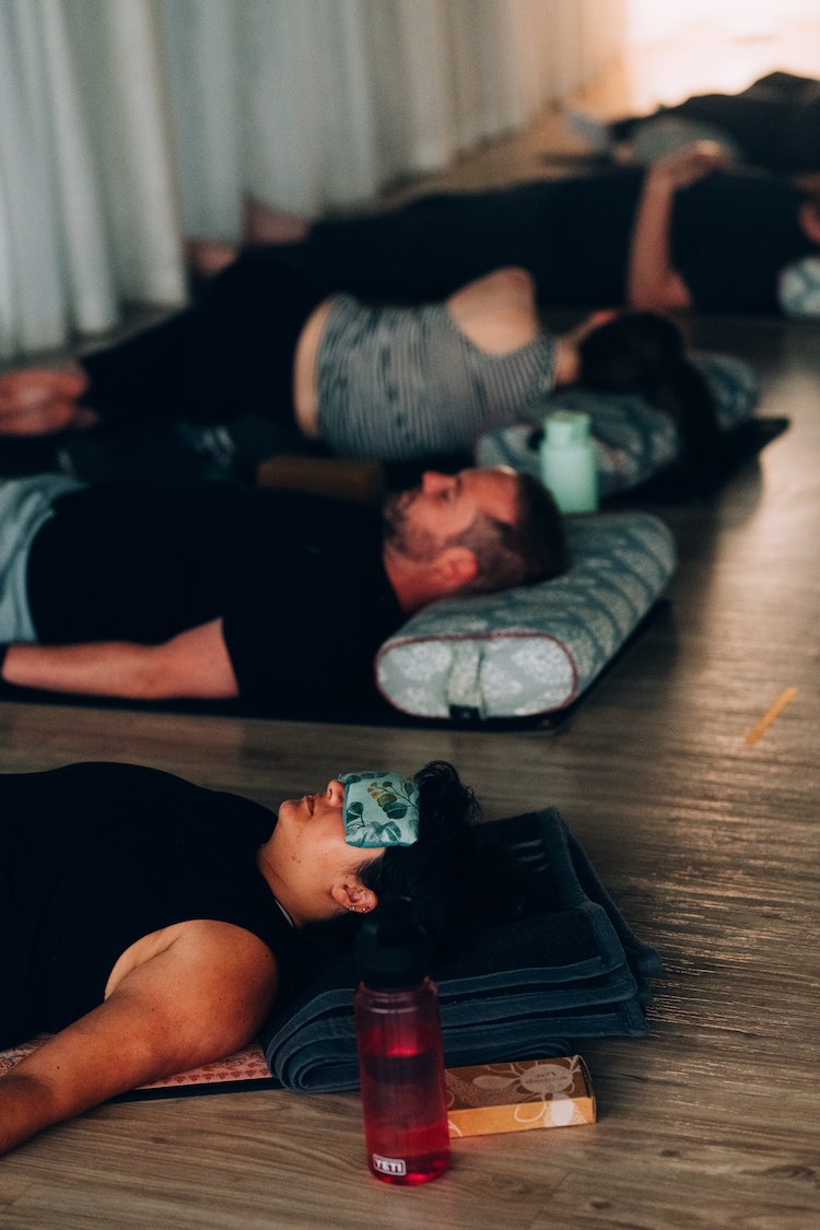 Phoebe Dubar sound bath class. Phoebe Dubar sound bath class.