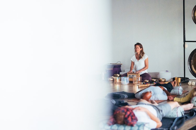 IKSRE sound bath session. IKSRE sound bath session.