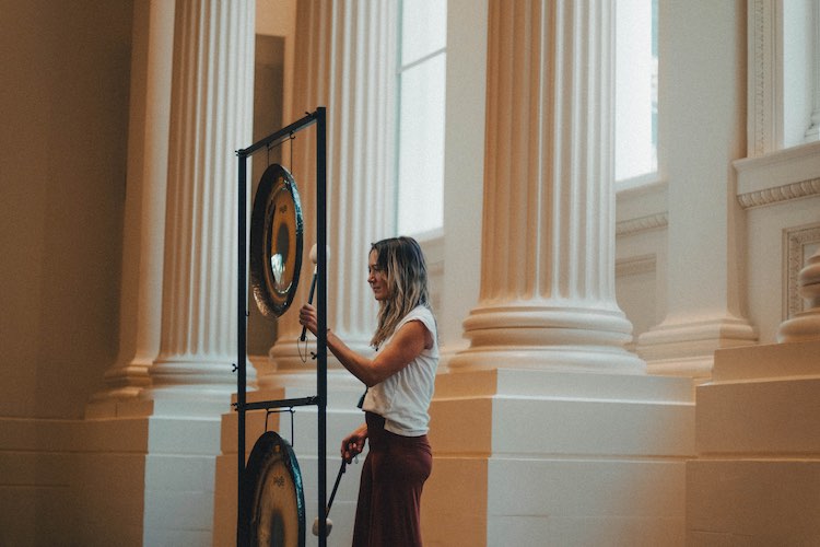 IKSRE sound bath session. IKSRE sound bath session.