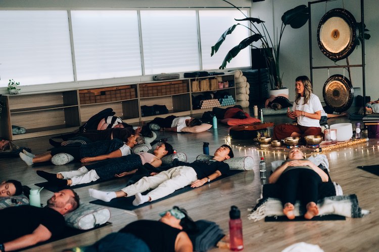 IKSRE sound bath session. IKSRE sound bath session.