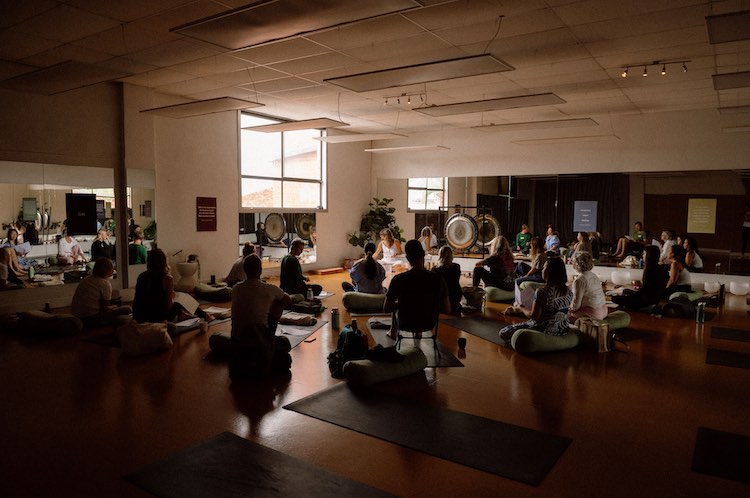 Image from a Sound Bath workshop. Image from a Sound Bath workshop.