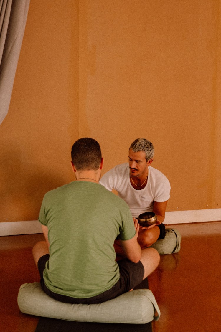 Image from a Sound Bath workshop. Image from a Sound Bath workshop.