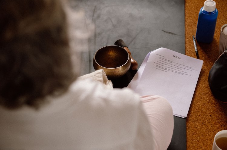 Image from a Sound Bath workshop. Image from a Sound Bath workshop.